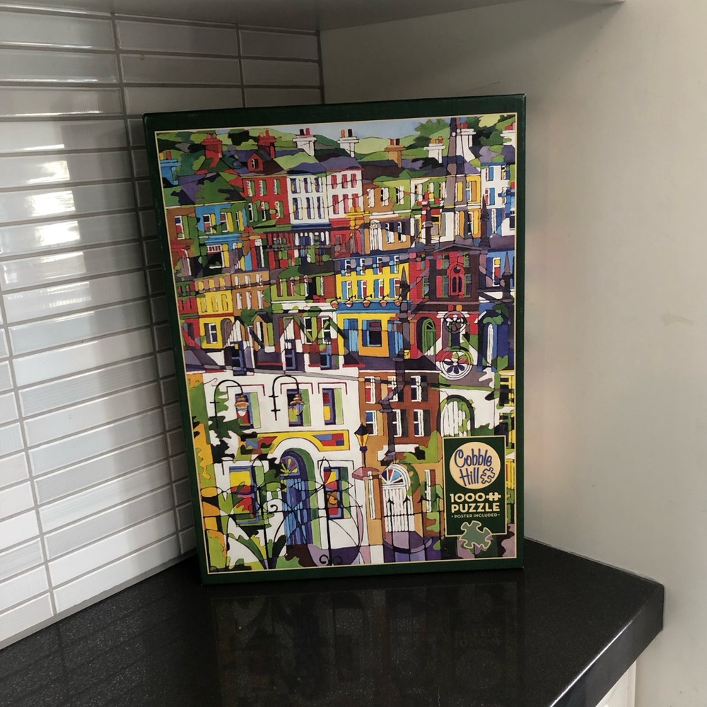 Cobble Hill Thru Swirly Railings 1000 piece puzzle